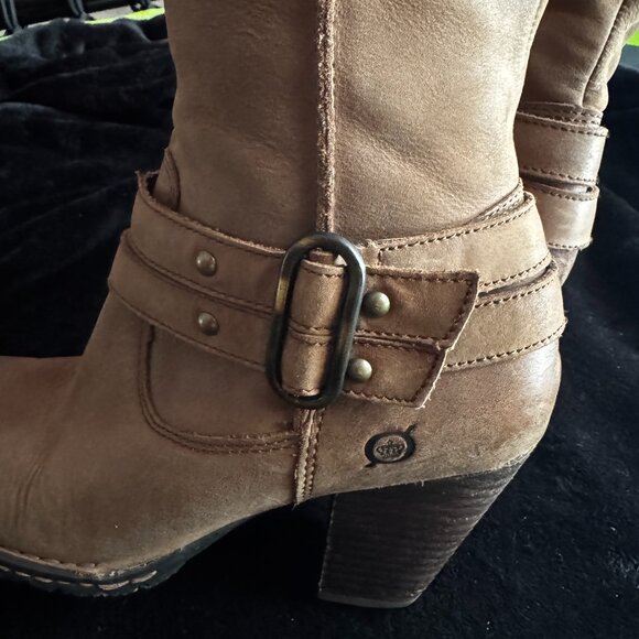 Born Knee High Boots with Buckle Size 7 - Picture 3 of 6